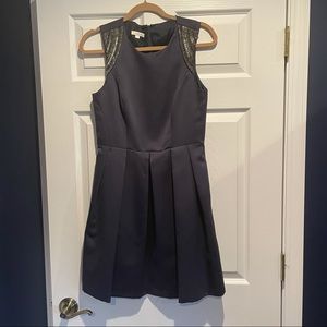 Shoshanna Dress with Beaded Shoulder